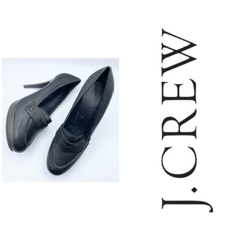 J Crew Biella Platform Heel Loafer